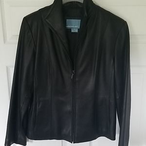 Nine West Leather Jacket Perfect Condition